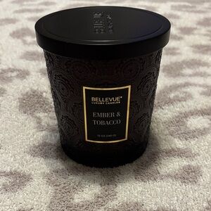 2- wick Bellevue luxury candle- Ember & Tobacco